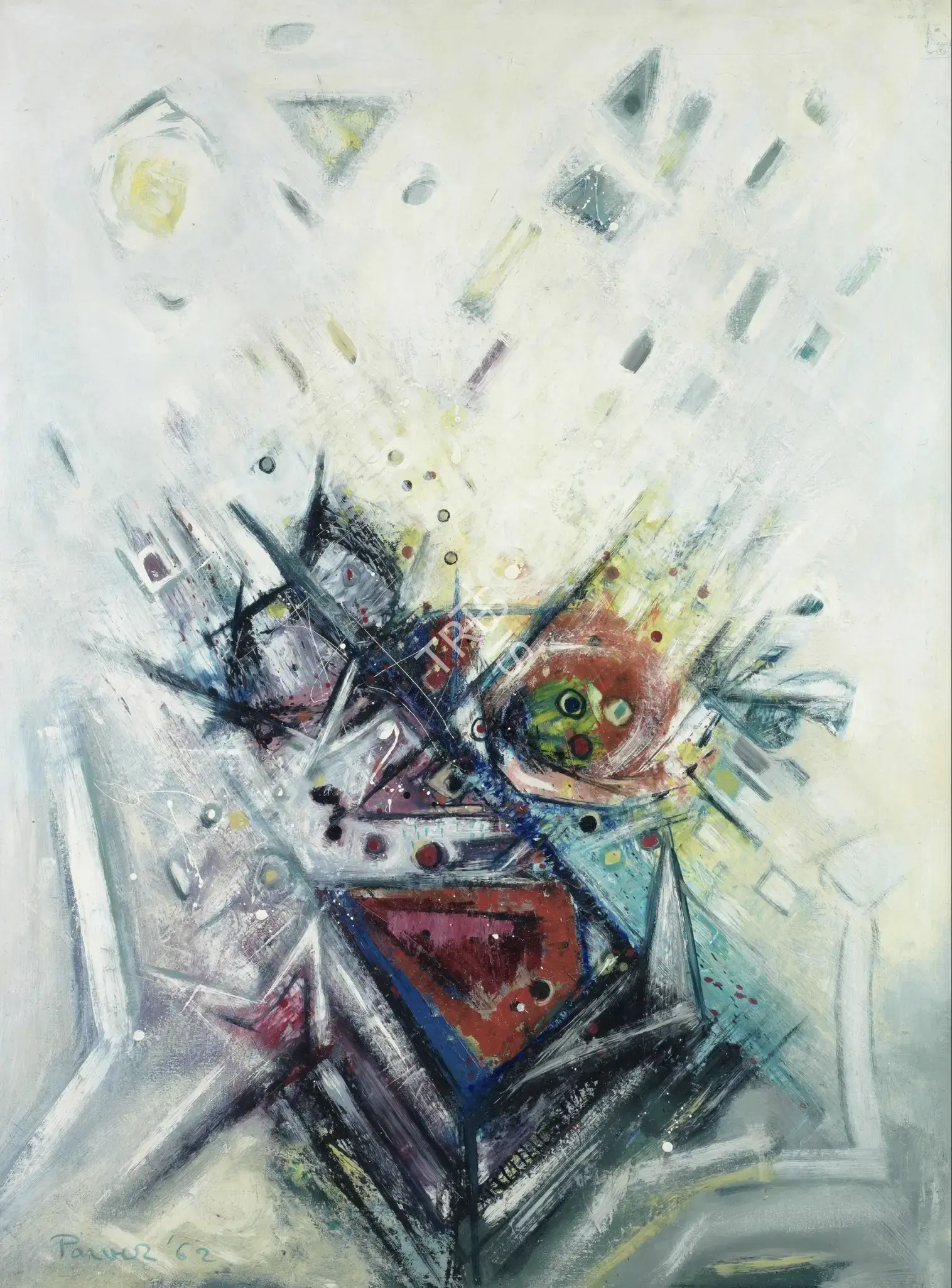 Ahmed Parvez (Artist), Untitled (Still Life), 1962, Painting