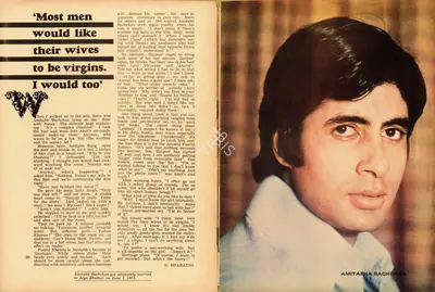 N. Bharathi (Interviewer), Most men would like their wives to be virgins. I would too', 1973, Conversation