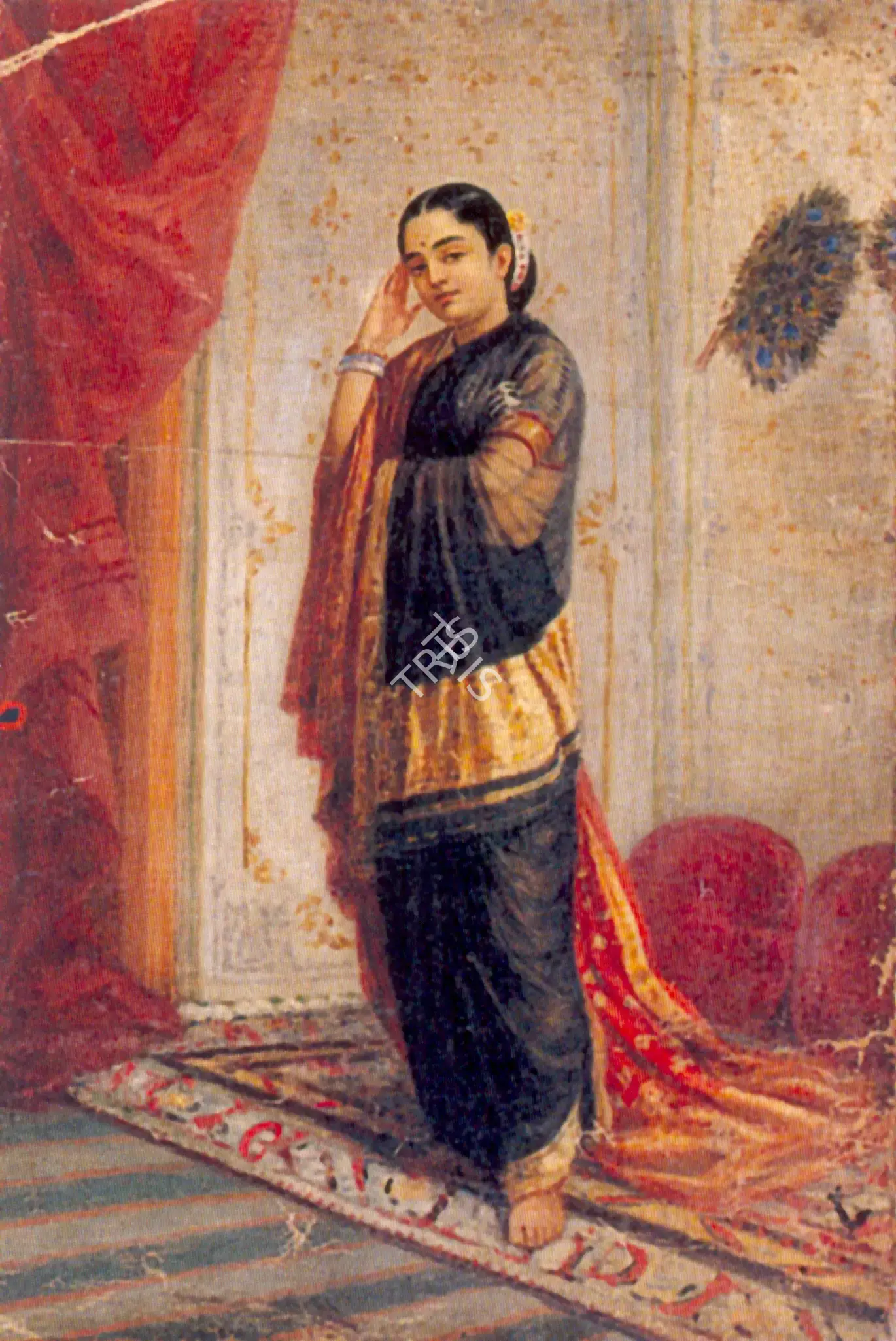 Raja Ravi Varma (Artist), Vasantika, Painting