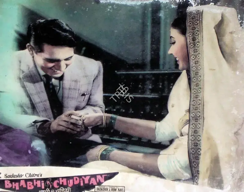 Aravind Laad (Cinematographer), Bhabhi Ki Chudiyan, 1961, Lobby Card