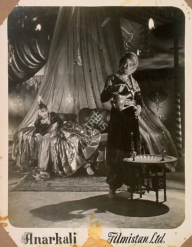 Nandlal Jashwantlal (Director), Anarkali, 1953, Lobby Card