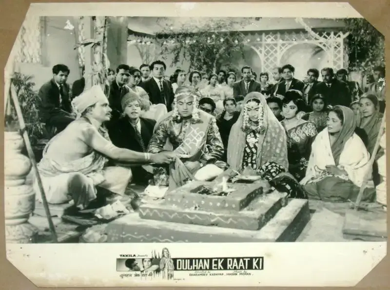 Rajendra Malone (Cinematographer), Dulhan Ek Raat Ki, 1966, Lobby Card