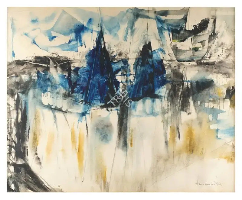 Anandmohan Naik (Artist), Untitled (Abstract), Painting