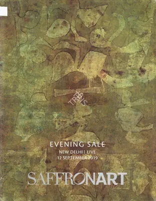 Saffronart (Auction House), Evening Sale, 2019, Auction Catalogue
