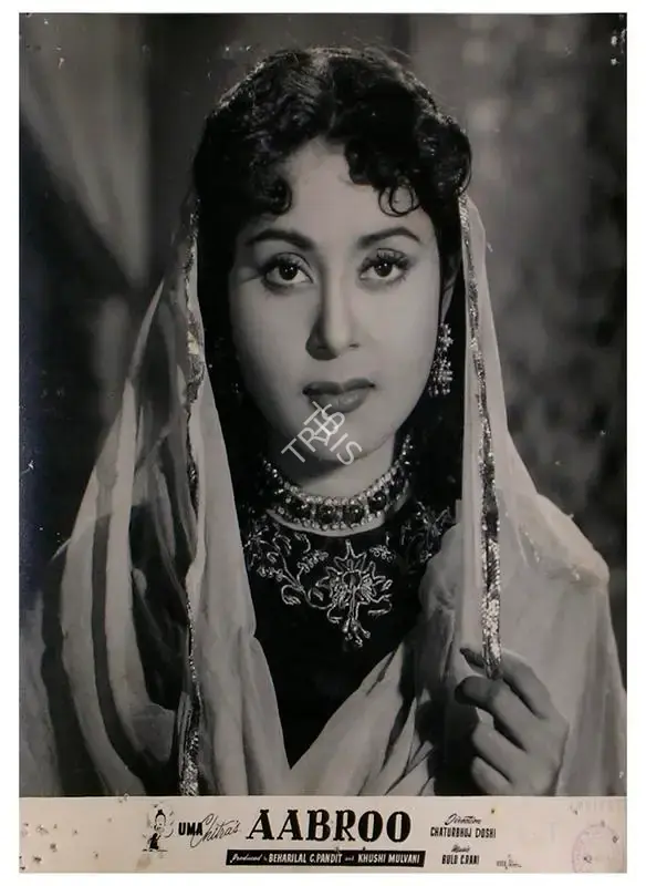 Khushi Mulvani (Producer), Aabroo, 1956, Lobby Card
