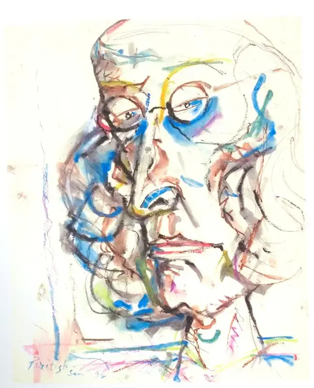 Paritosh Sen (Artist), Untitled, 1992, Painting