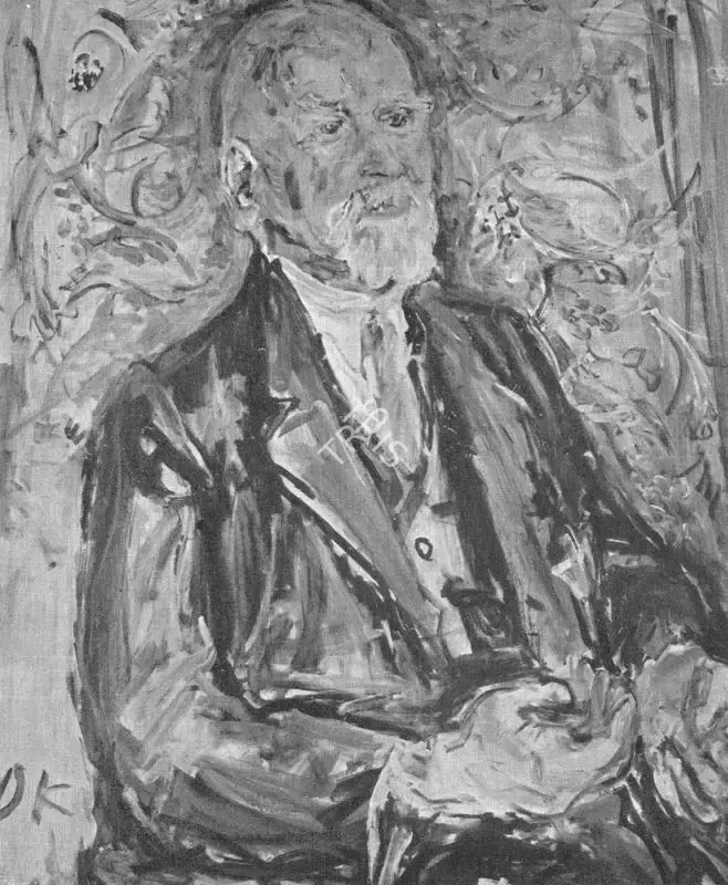 O. Kokoschka (Artist), Portrait of Theodor Korner, 1948, Painting