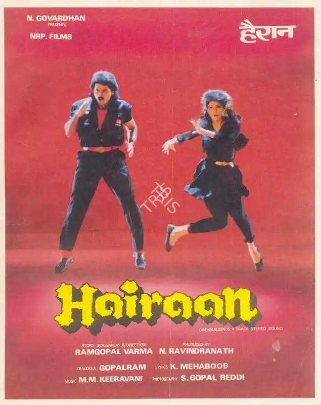 N. Ravindranath (Producer), Hairaan, 1993, Song-Synopsis Booklet