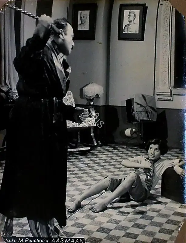 Dalsukh M. Pancholi (Director), Aasman, 1952, Lobby Card