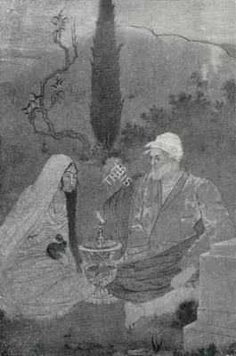 Abanindranath Tagore (Artist), Illustration of Qrn. LXIII from The Rubbayat of Omar Khayyam, 1909, Painting