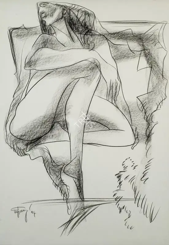 Das, Jatin (Artist). Untitled, 1994 | Drawing, 2020 · Artiana