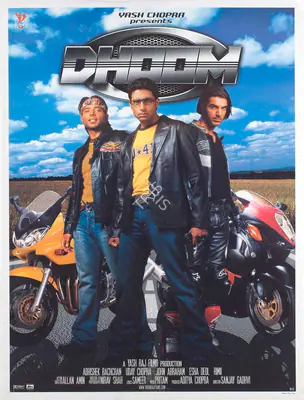 Aditya Chopra (Producer), Dhoom, 2004, Full Sheet Poster