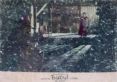 Fali Mistry (Cinematographer), Babul, 1950, Lobby Card