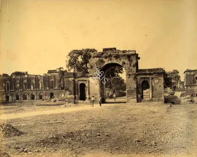 Samuel Bourne (Photographer), The Residency, Lucknow, 1865, Antiquarian Photograph