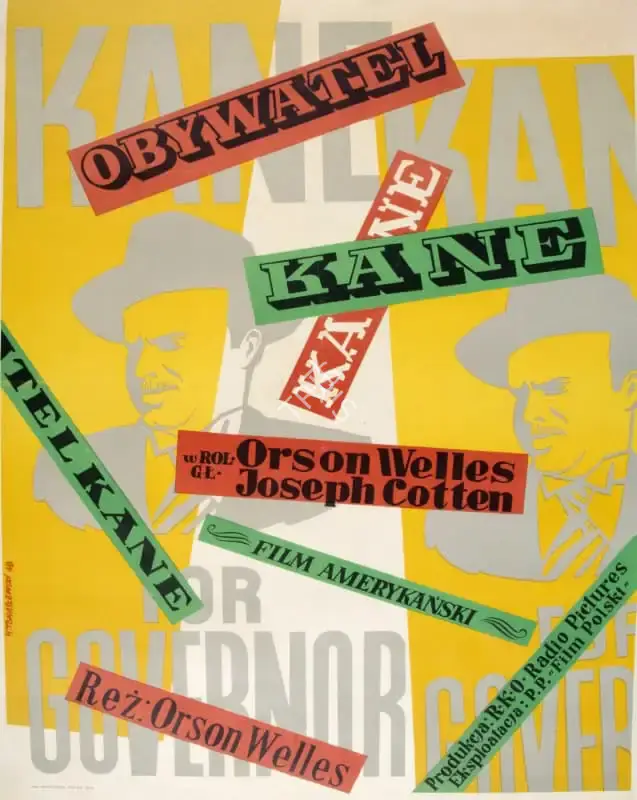 Henryk Tomaszewski (Poster Designer), Citizen Kane, 1941, Poster