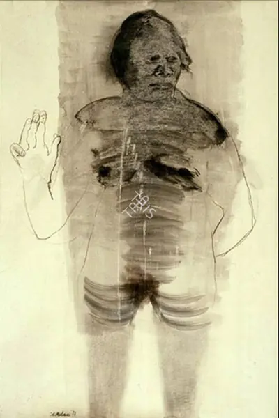 Nalini Malani (Artist), IV A Series, 1996, Painting