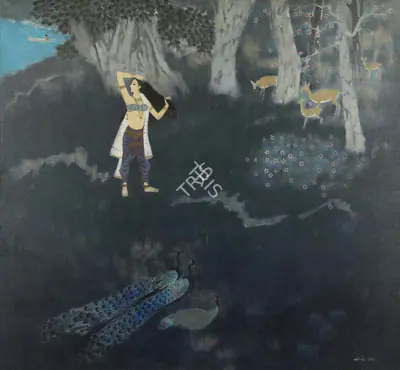 Bendre, N.S. (Artist). Untitled, 1974 | Painting, Sa.Onl/14.06.18, 2018 · Saffronart