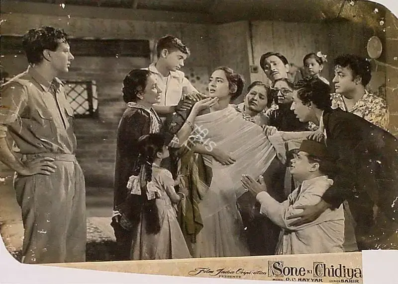 Nariman A. Irani (Cinematographer), Sone Ki Chidiya, 1958, Lobby Card
