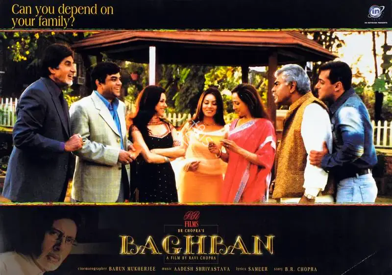 Barun Mukherjee (Cinematographer), Baghban, 2003, Lobby Card
