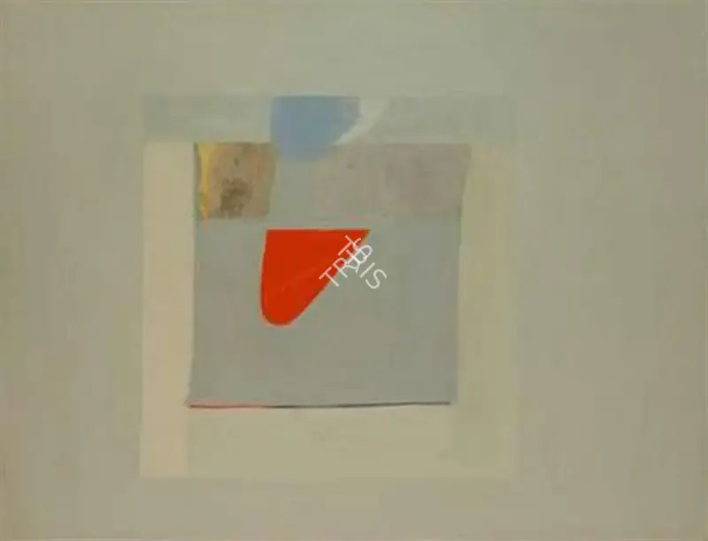 Prabhakar Barwe (Artist), One Wood, 1972, Painting