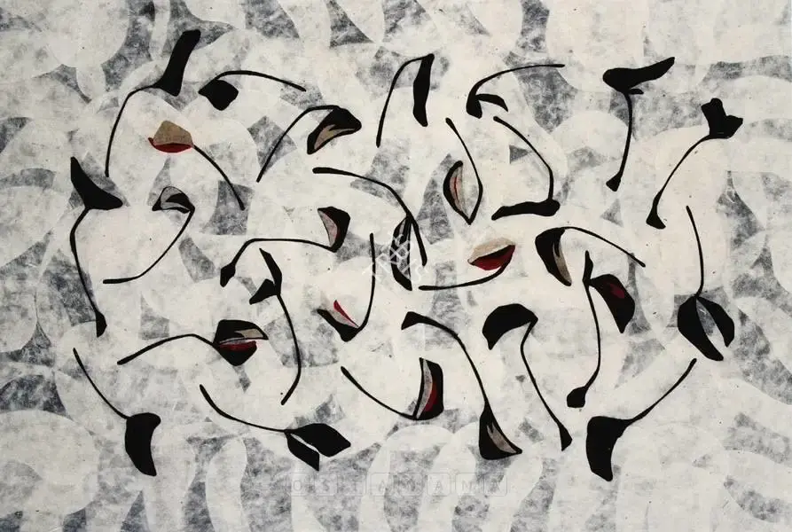 Manisha Parekh (Artist), Dispered Fall, 2005, Drawing