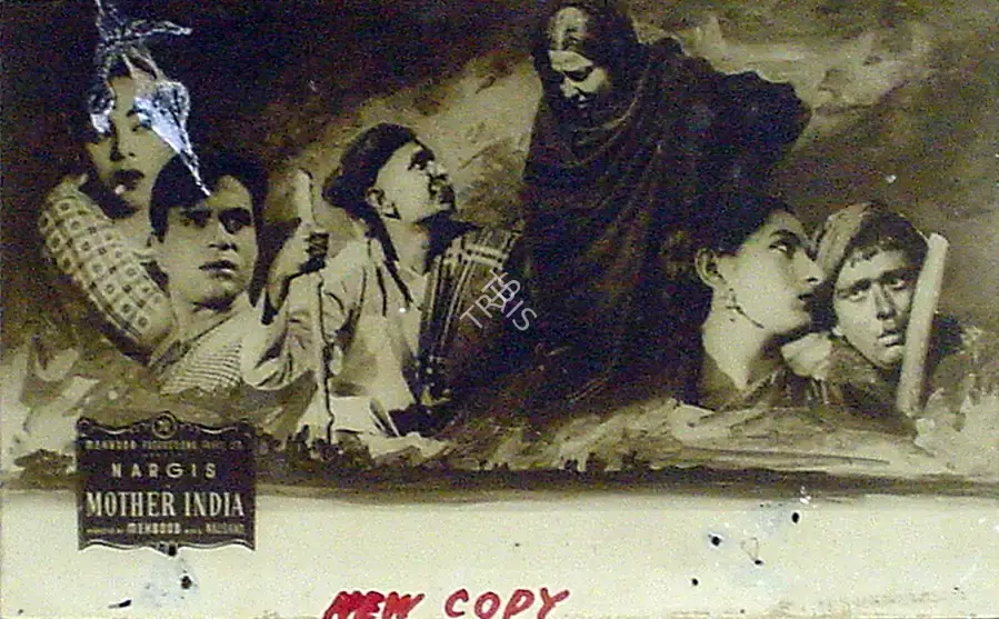 Faredoon A. Irani (Cinematographer), Mother India, 1957, Lobby Card