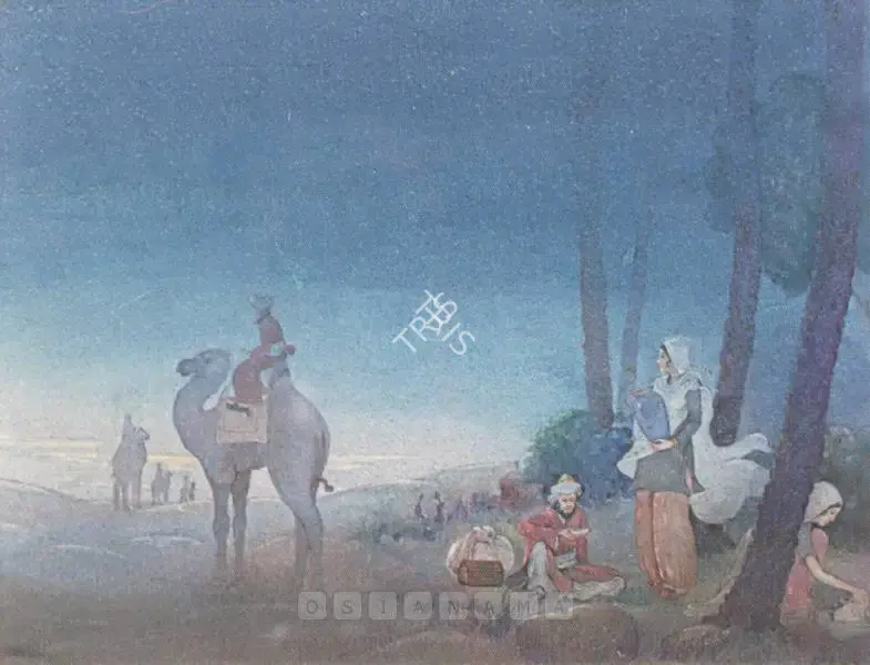 Badri Nath Arya (Artist), Oasis, 1965, Painting