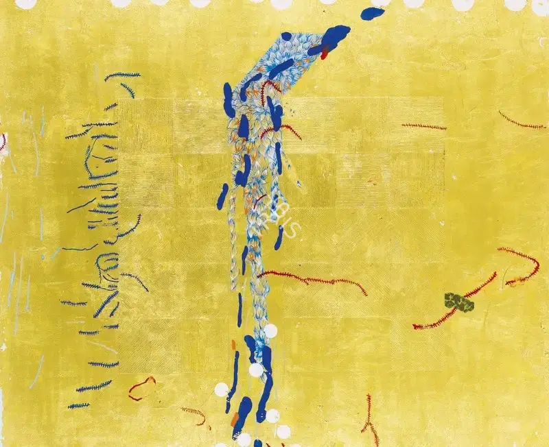 Imran Qureshi (Artist), Leakage, 2007, Painting
