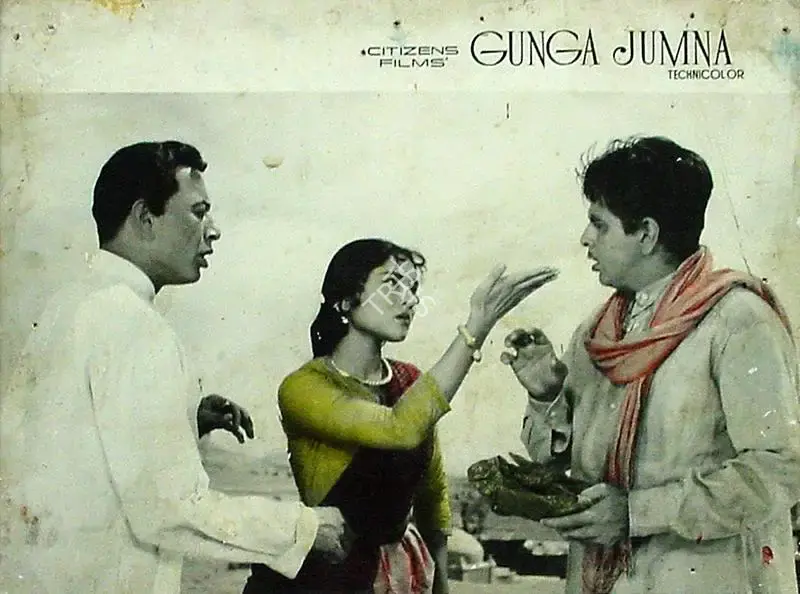 V. Babasaheb (Cinematographer), Gunga Jamuna, 1961, Lobby Card
