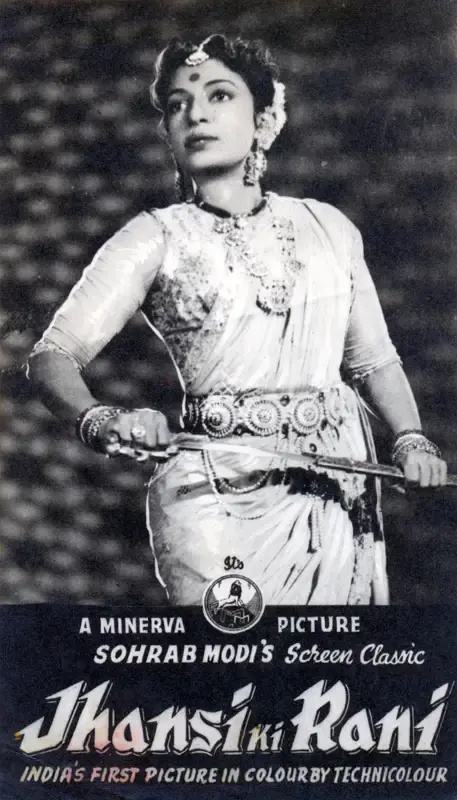 Sohrab Modi (Producer), Jhansi Ki Rani, 1953, Photographic Still