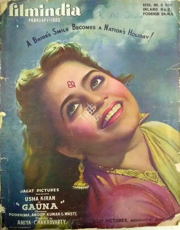 Baburao Patel (Editor), Filmindia, 1950, Magazine