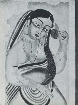 Unknown (Artist), Woman with Peacock, 1875, Painting
