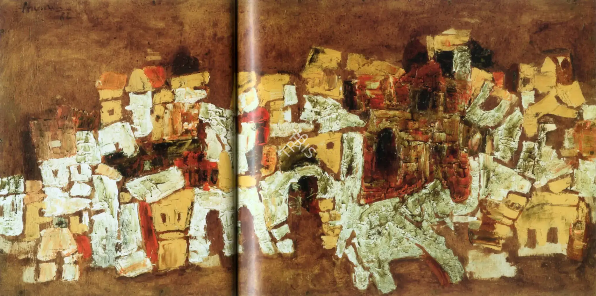 M.F. Husain (Artist), Udaipur, 1962, Painting