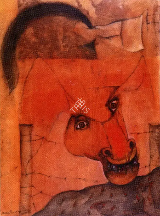 Manu Parekh (Artist), Untitled, 1995, Drawing