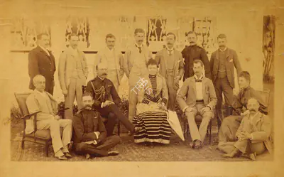 Lala Deen Dayal (Photographer), Royal Party and Suite, 1889, Antiquarian Photograph