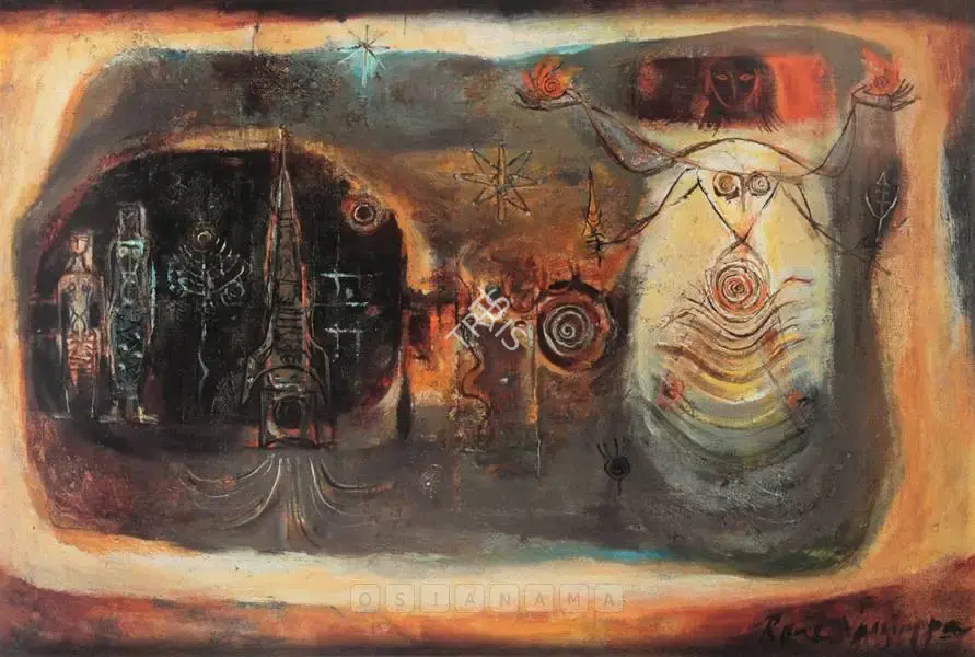Rani Naniappa (Artist), Untitled, 1967, Painting