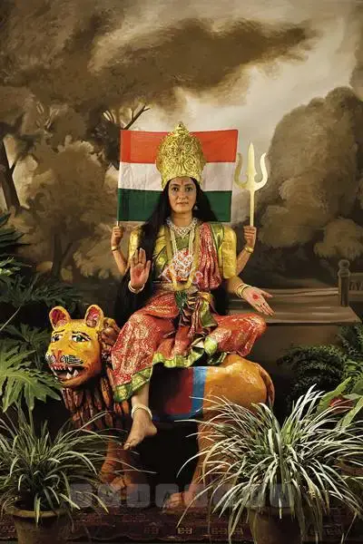 Pushpamala (Artist), Motherland - The Festive Tableau, 2009, Print