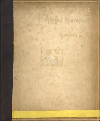 C.R. Day (Author), The Music and Musical Instruments of Southern India and the Deccan, 1891, Authored Antiquarian Book