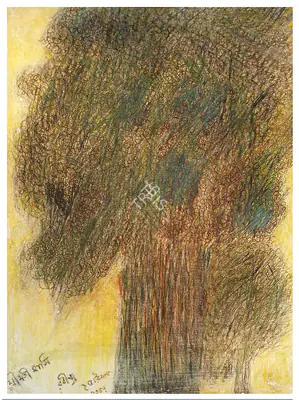 Rabindranath Tagore (Artist), Untitled, 1940, Painting