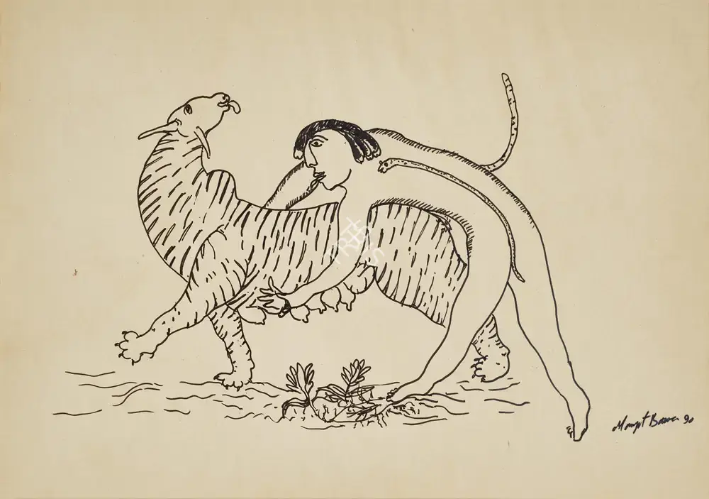 Manjit Bawa (Artist), Untitled, 1990, Drawing
