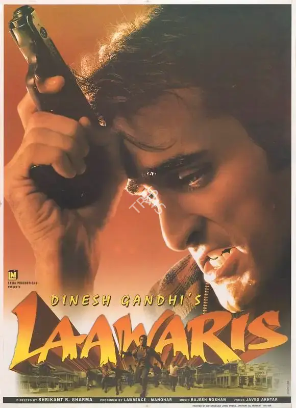 Dinesh Gandhi (Producer), Laawaris, 1999, Full Sheet Poster
