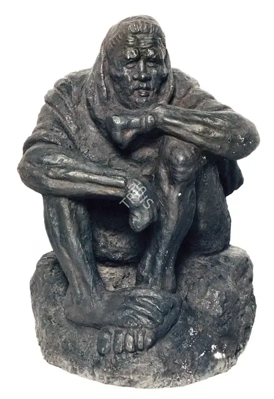 D.P. Roy Chowdhury (Artist), When Winter Comes, 1945, Sculpture