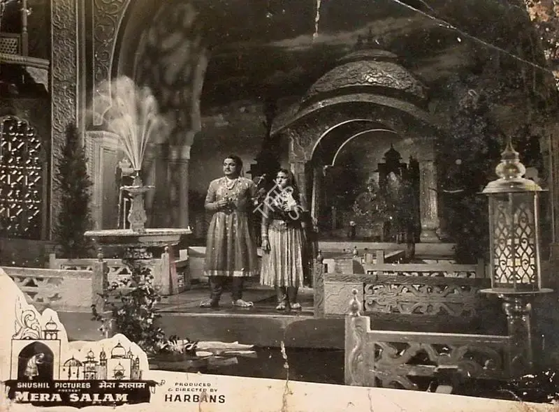 Harbans (Producer), Mera Salam, 1957, Lobby Card