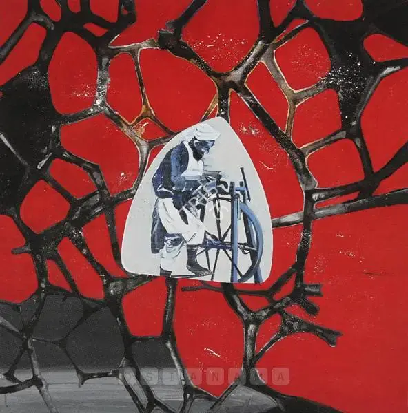 Reena Saini (Artist), Axil Alignment 5, 2002, Painting