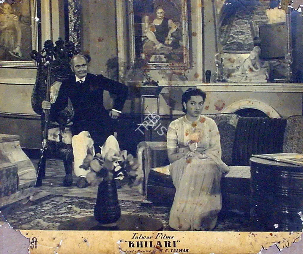 R.C. Talwar (Director), Khilari, 1950, Lobby Card