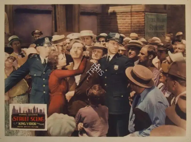 King Vidor (Director), Street Scene, 1931, Lobby card