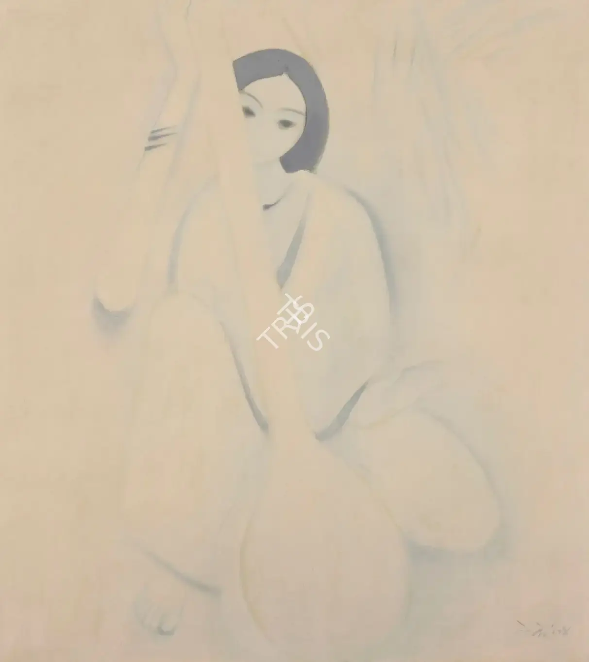 N.S. Bendre (Artist), Untitled, 1974, Painting