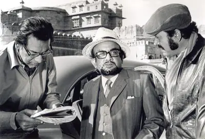 Nemai Ghosh (Still Photographer), Sonar Kella, 1974, Working Still
