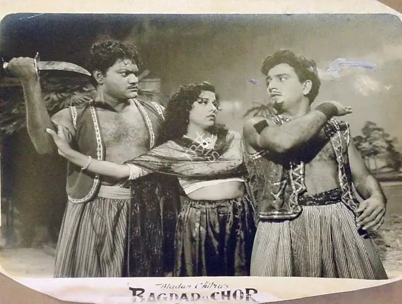 Ram Kumar (Producer), Bagdad Ka Chor, 1955, Lobby Card