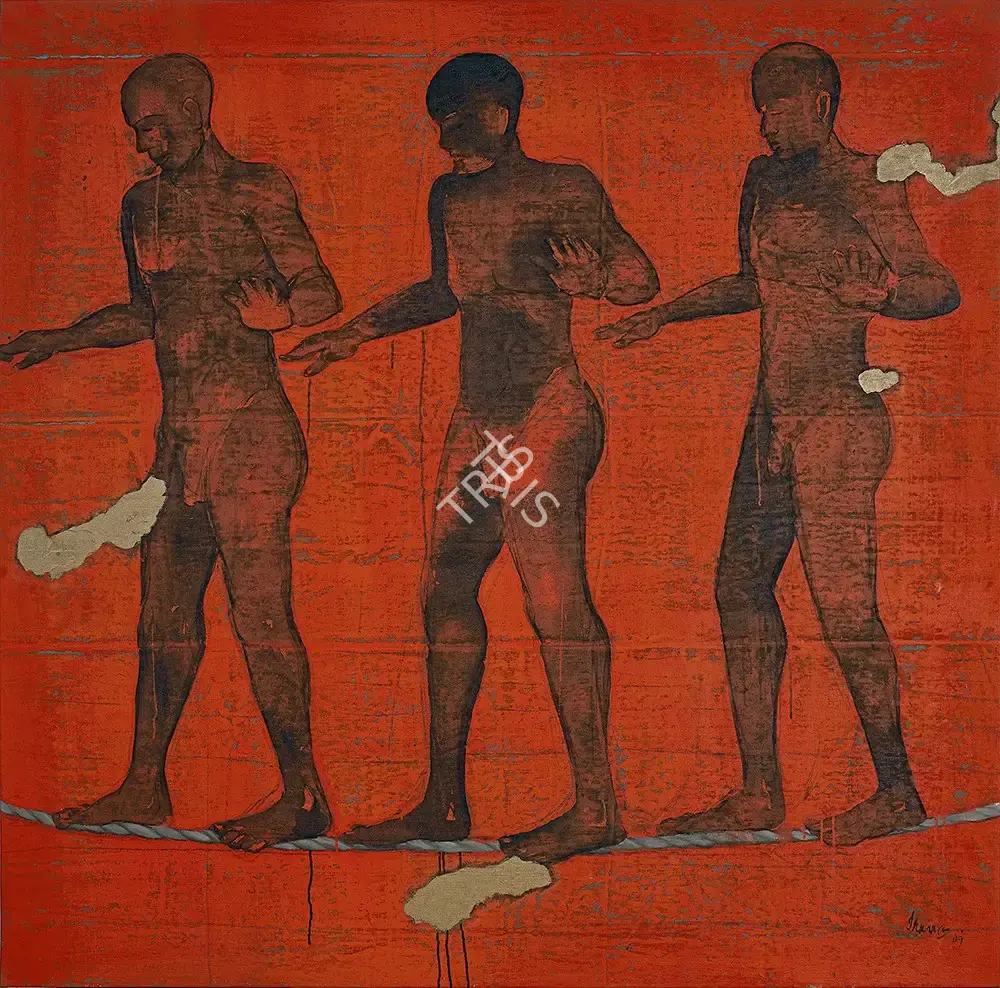 Iranna, G.R. (Artist). Untitled, 2009 | Painting, AG.Onl/23.09.22, 2022 · Asta Guru